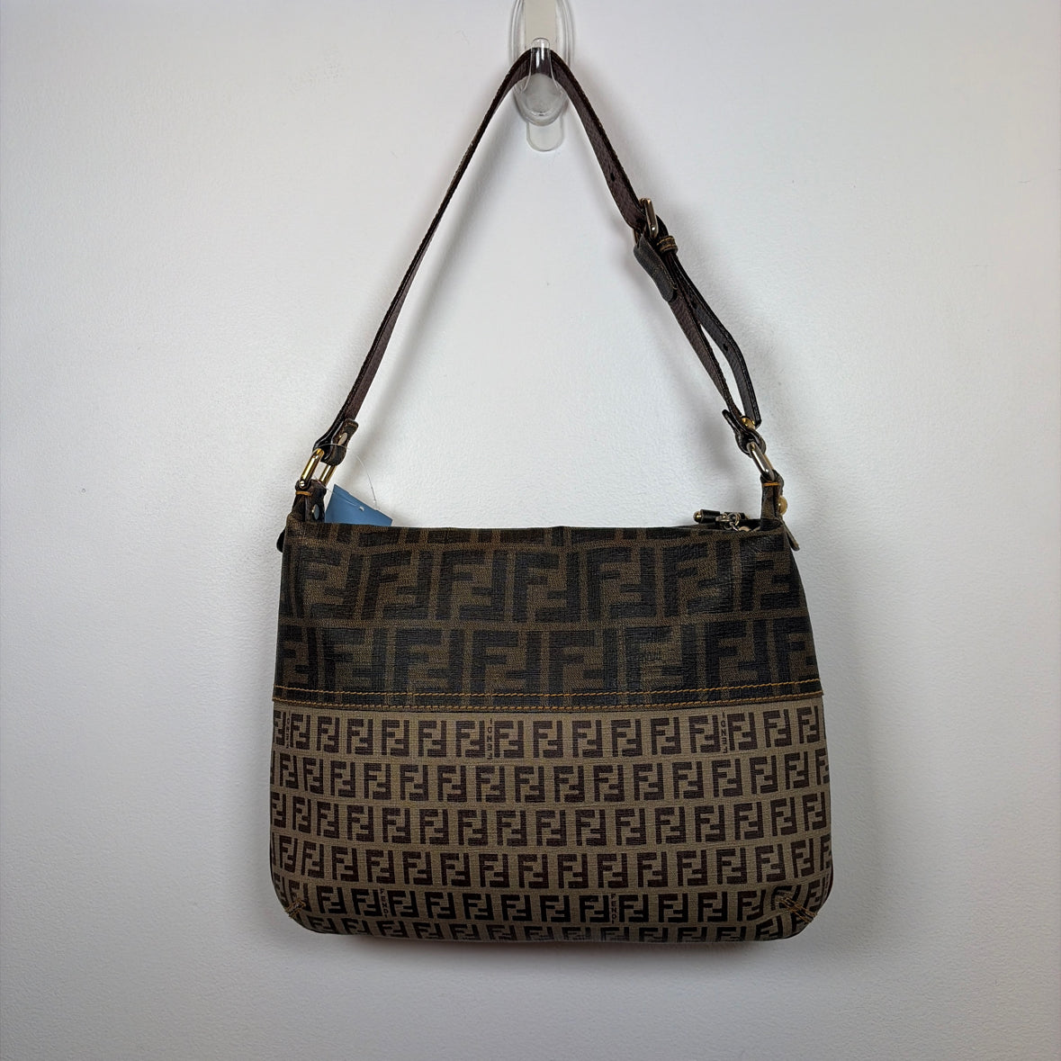 Pre-Owned Fendi Monogram Canvas Designer Handbag