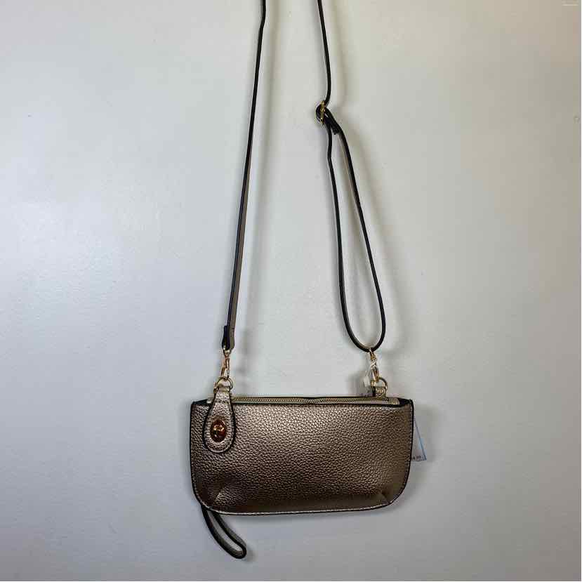 Boutique Gold faux leather Handbag