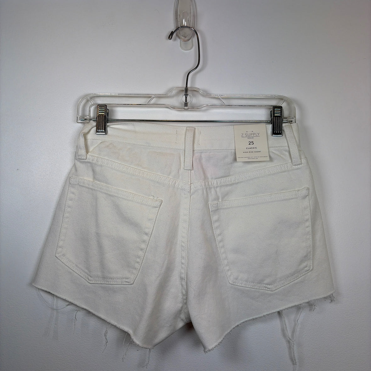 Pre-Owned Size 25/S Z Supply White Shorts