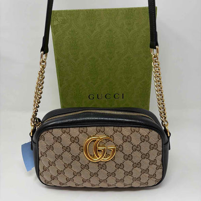 Pre-Owned Gucci Monogram Canvas Designer Handbag