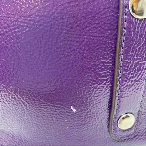 Pre-Owned Coach Purple Canvas Handbag