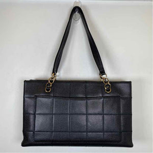 Pre-Owned Chanel Black Leather Designer Handbag