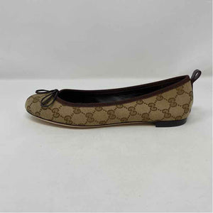 Pre-Owned Gucci Monogram Canvas Shoe Size 9 Designer Shoes