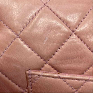 Pre-Owned Chanel Pink Lambskin Designer Handbag