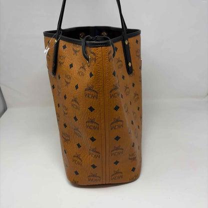 Pre-Owned MCM Cognac Leather Designer Handbag