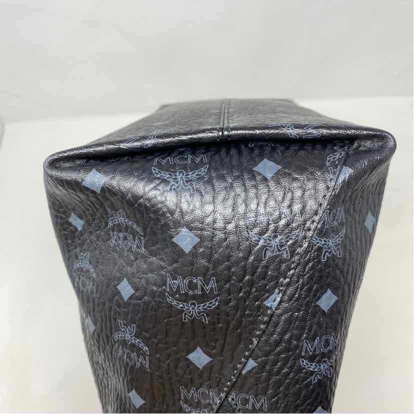 Pre-Owned MCM Black Leather Designer Handbag