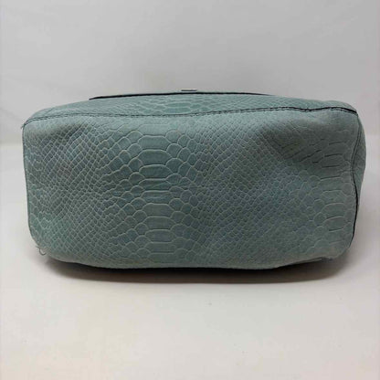 Pre-Owned Ivanka Trump Teal Leather Handbag