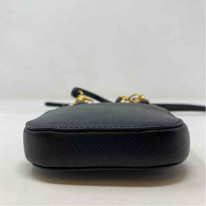 Pre-Owned Prada Black Leather Designer Handbag
