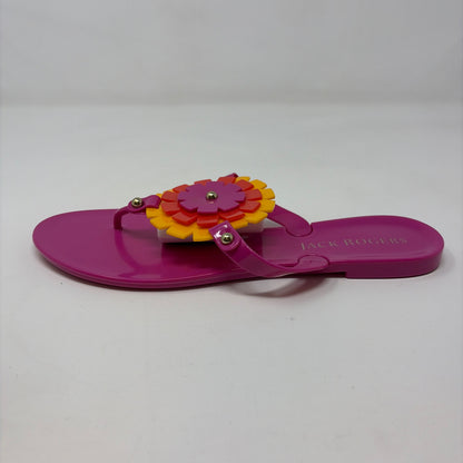 Pre-Owned Shoe Size 10 Jack Rogers Hot Pink Sandals