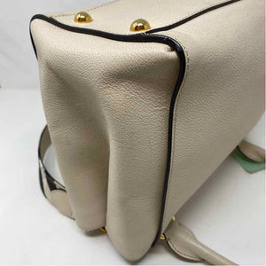 Pre-Owned Burberry White Leather Designer Handbag