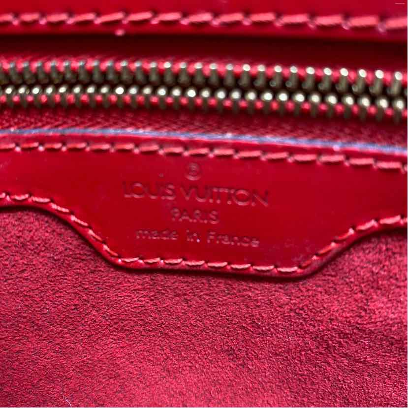 Pre-Owned Louis Vuitton Red Leather Designer Handbag