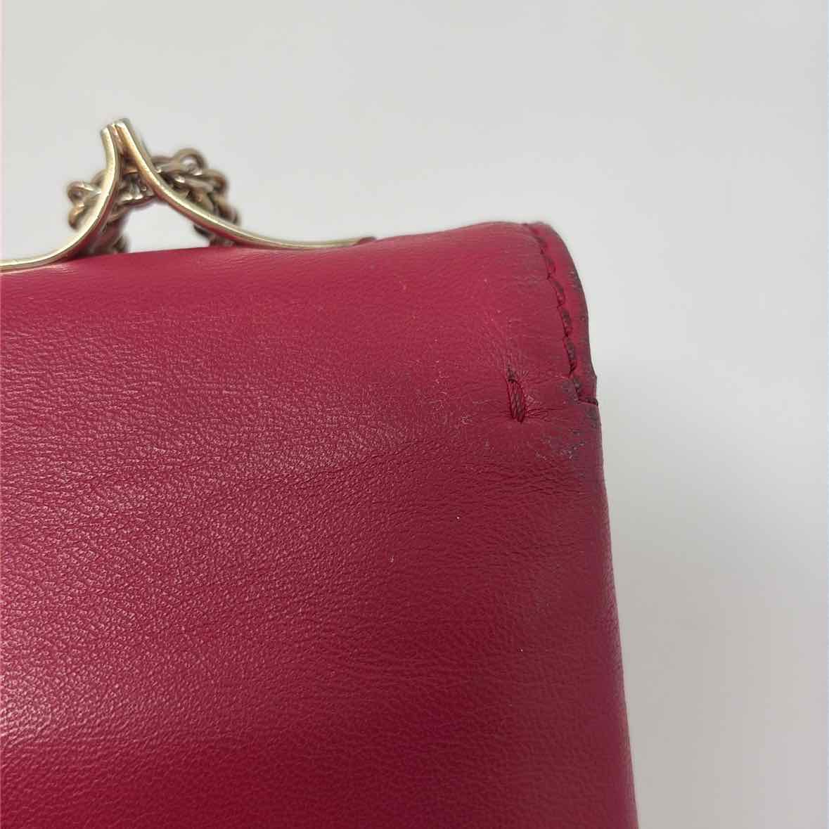 Pre-Owned Valentino Pink Leather Designer Handbag