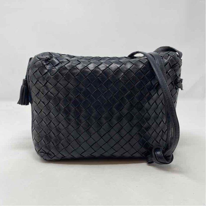 Pre-Owned Bottega Veneta Black Leather Designer Handbag