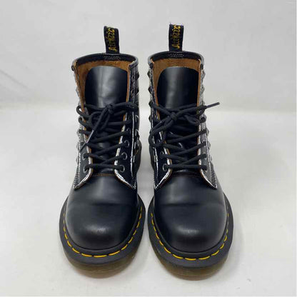 Pre-Owned Shoe Size 7 Doc Martens Black Multi Boots
