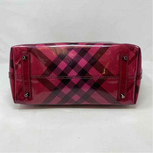 Pre-Owned Burberry Plaid Canvas Designer Handbag