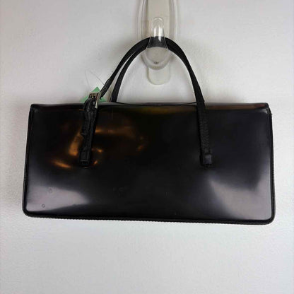 Pre-Owned Prada Black Patent Designer Handbag