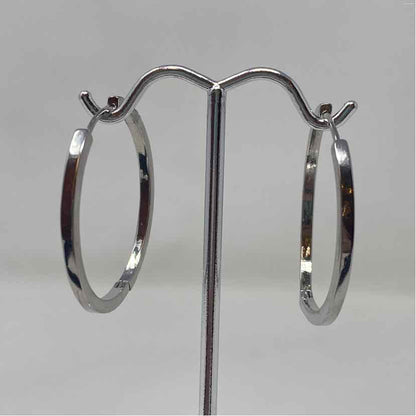 Silver Metal Earrings