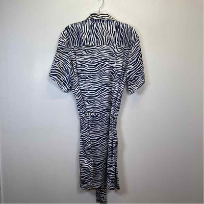 Pre-Owned Size XL 209 WST NY Black/White Casual Dress