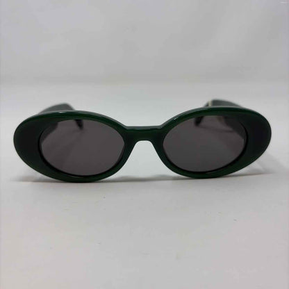 Pre-Owned Palm Angles Olive Plastic Sunglasses