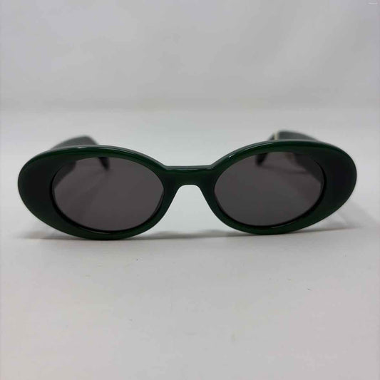 Pre-Owned Palm Angles Olive Plastic Sunglasses