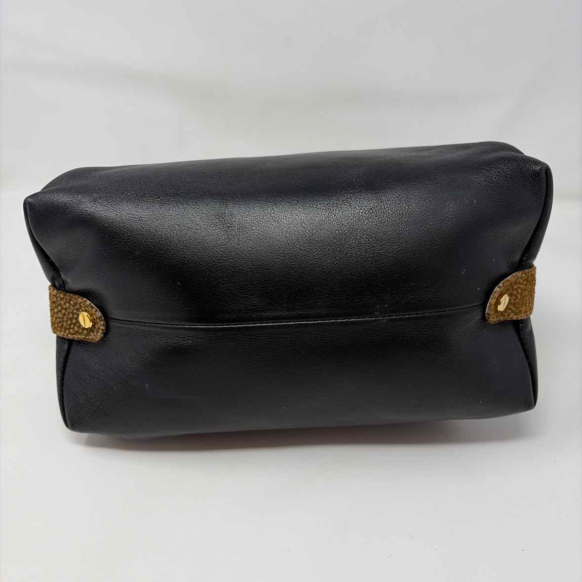 Pre-Owned Bourbonese Black Leather Handbag