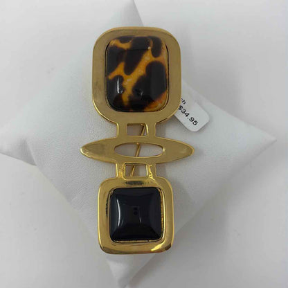 Pre-Owned Black Brooch