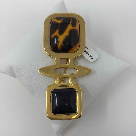 Pre-Owned Black Brooch