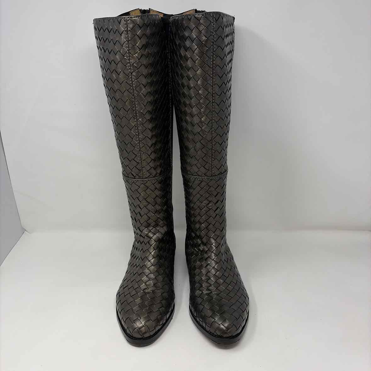 Pre-Owned Shoe Size 9 Robert Zur Metallic Boots