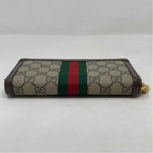 Pre-Owned Gucci Monogram Canvas Designer Wallet