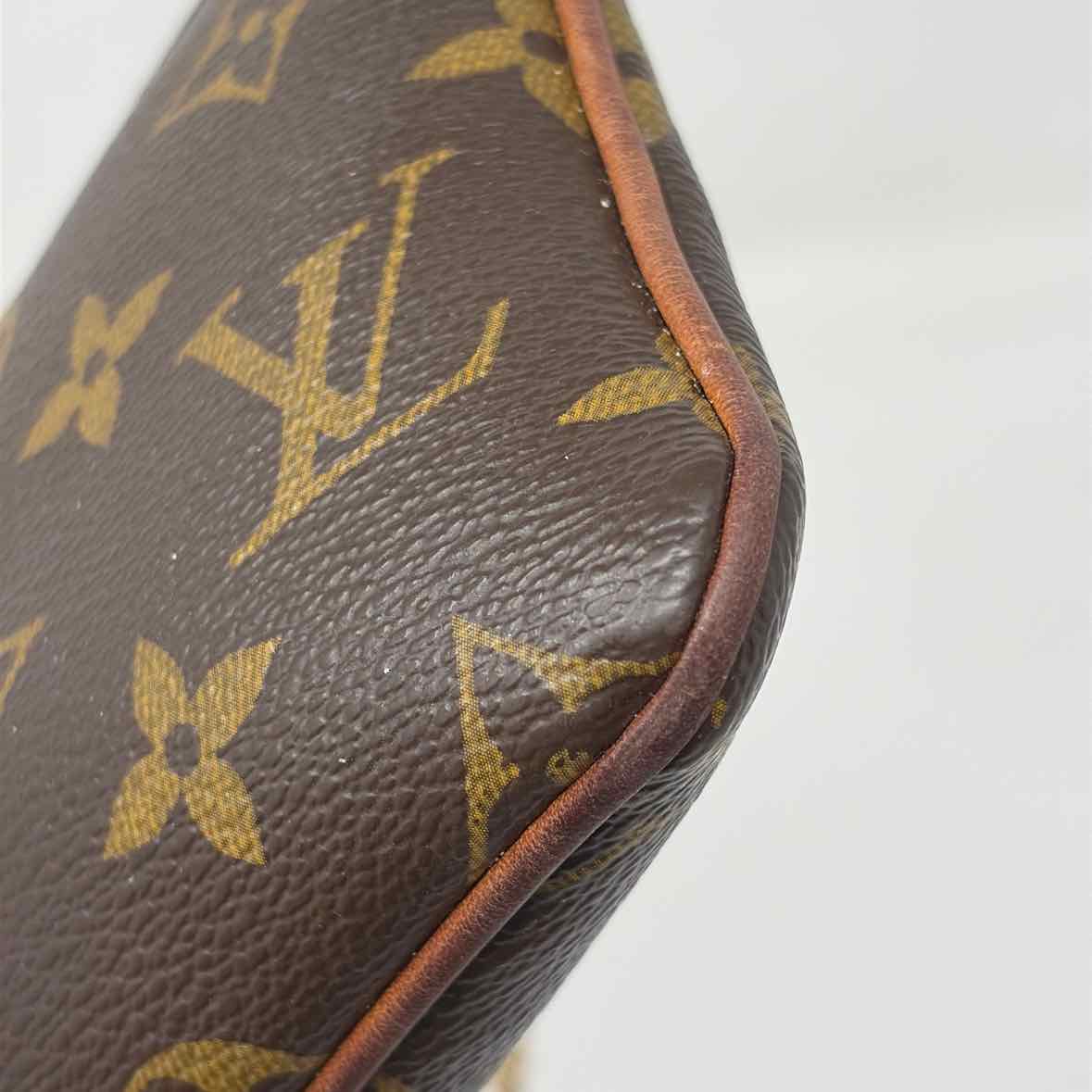 Pre-Owned Louis Vuitton Brown Coated Canvas Designer Handbag
