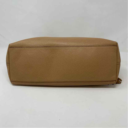 Pre-Owned Gucci Tan Leather Designer Handbag