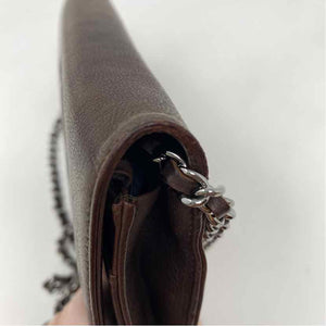 Pre-Owned Chanel Brown Leather Designer Handbag