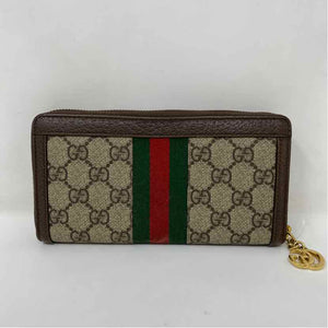 Pre-Owned Gucci Monogram Canvas Designer Wallet