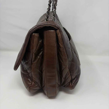 Pre-Owned Chanel Brown Leather Designer Handbag
