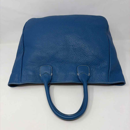 Pre-Owned Ann Taylor Blue Leather Handbag