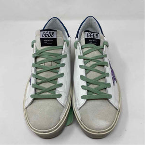 Pre-Owned Golden Goose White Leather Shoe Size 10.5 Designer Shoes