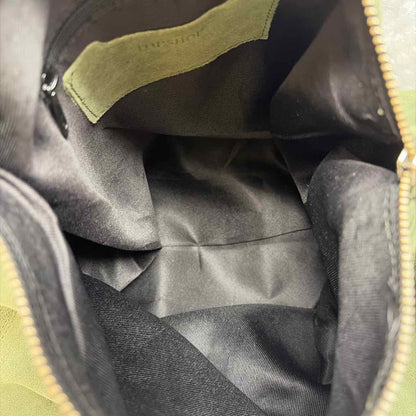 Pre-Owned TOPSHOP Green Suede Handbag
