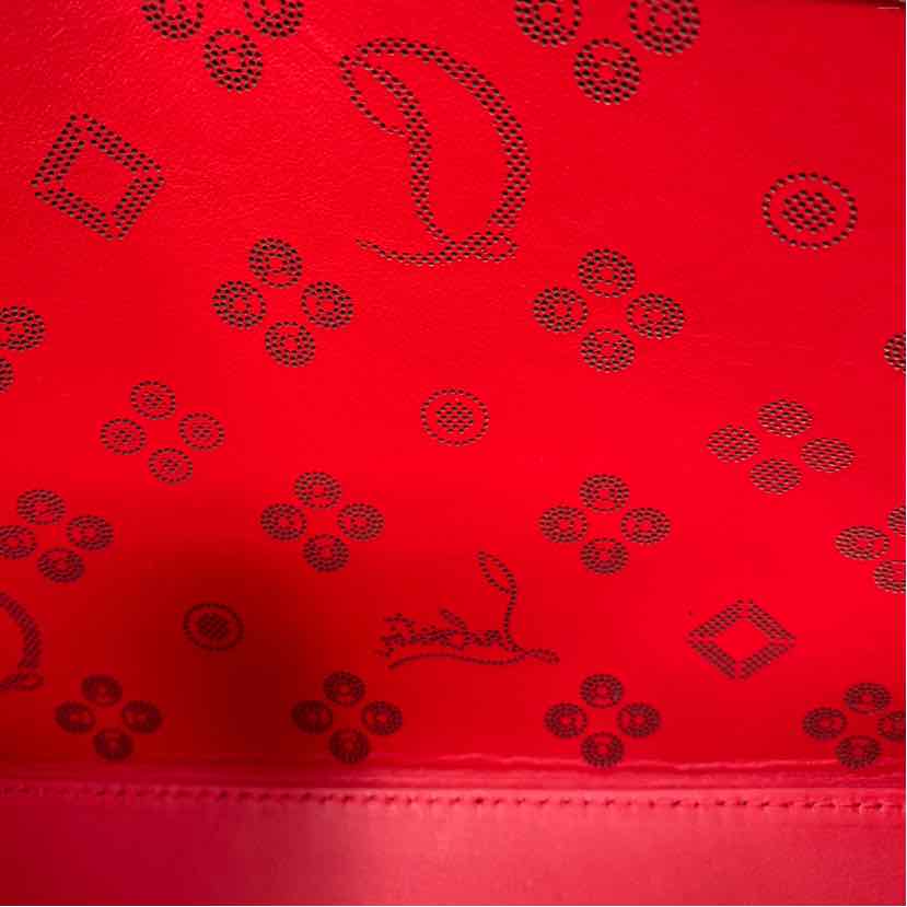 Pre-Owned Christian Louboutin Turqouise Leather Designer Handbag