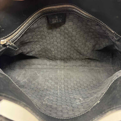 Pre-Owned Gucci Black Fabric Designer Handbag