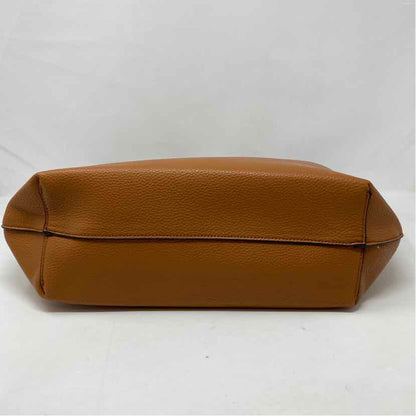 Boutique Cognac/Taupe faux leather Handbag