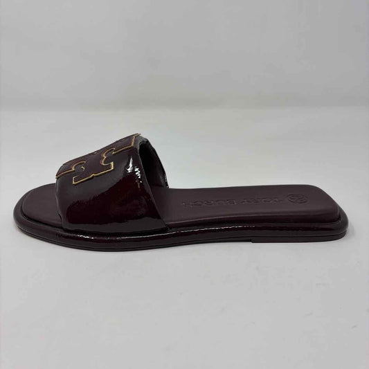 Pre-Owned Shoe Size 7 Tory Burch Burgundy Slide