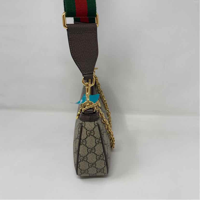 Pre-Owned Gucci Monogram Canvas Designer Handbag