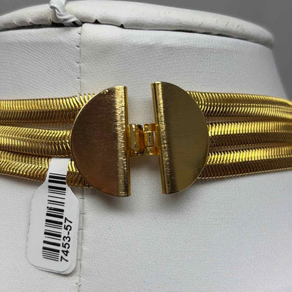 Pre-Owned Ingrid Cusson Gold Chains Necklace