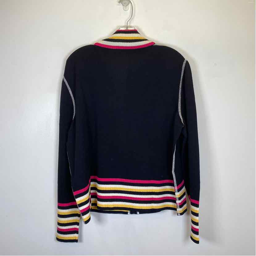 Pre-Owned Size XL St John Sport Black Multi Sweater