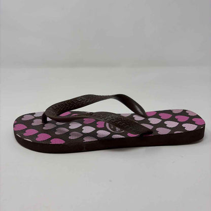Pre-Owned Shoe Size 9 Havaiana Brown/Pink' Flip Flops