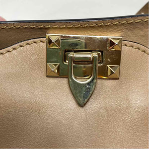 Pre-Owned Valentino Tan Leather Designer Handbag