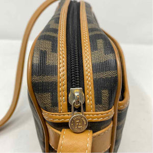 Pre-Owned Fendi Monogram Leather Designer Handbag