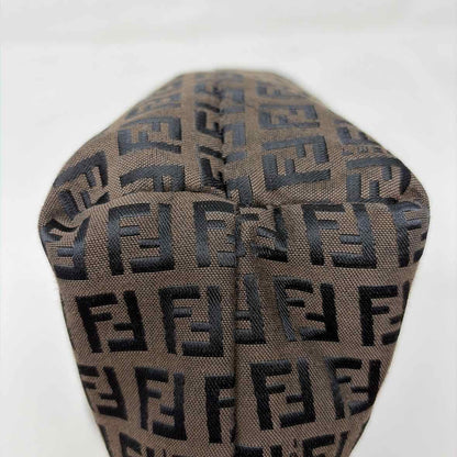 Pre-Owned Fendi Brown Fabric Designer Handbag