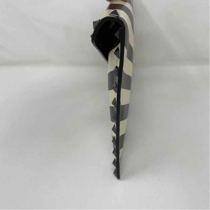 Pre-Owned Valentino Striped Leather Designer Handbag