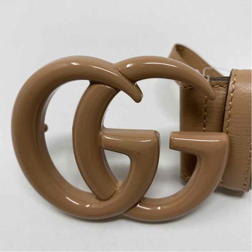 Pre-Owned Gucci nude Leather Designer Belt